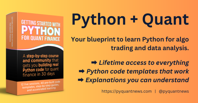 PyQuant News – Python for Quant Finance