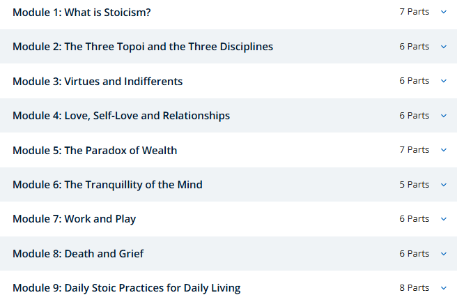 Centre of Excellence – Introduction to Stoicism Diploma Course