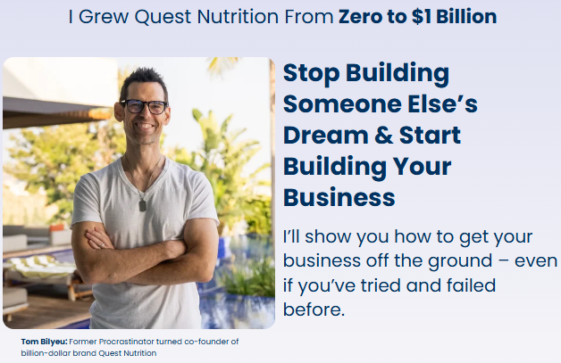 Tom Bilyeu – Zero to Founder